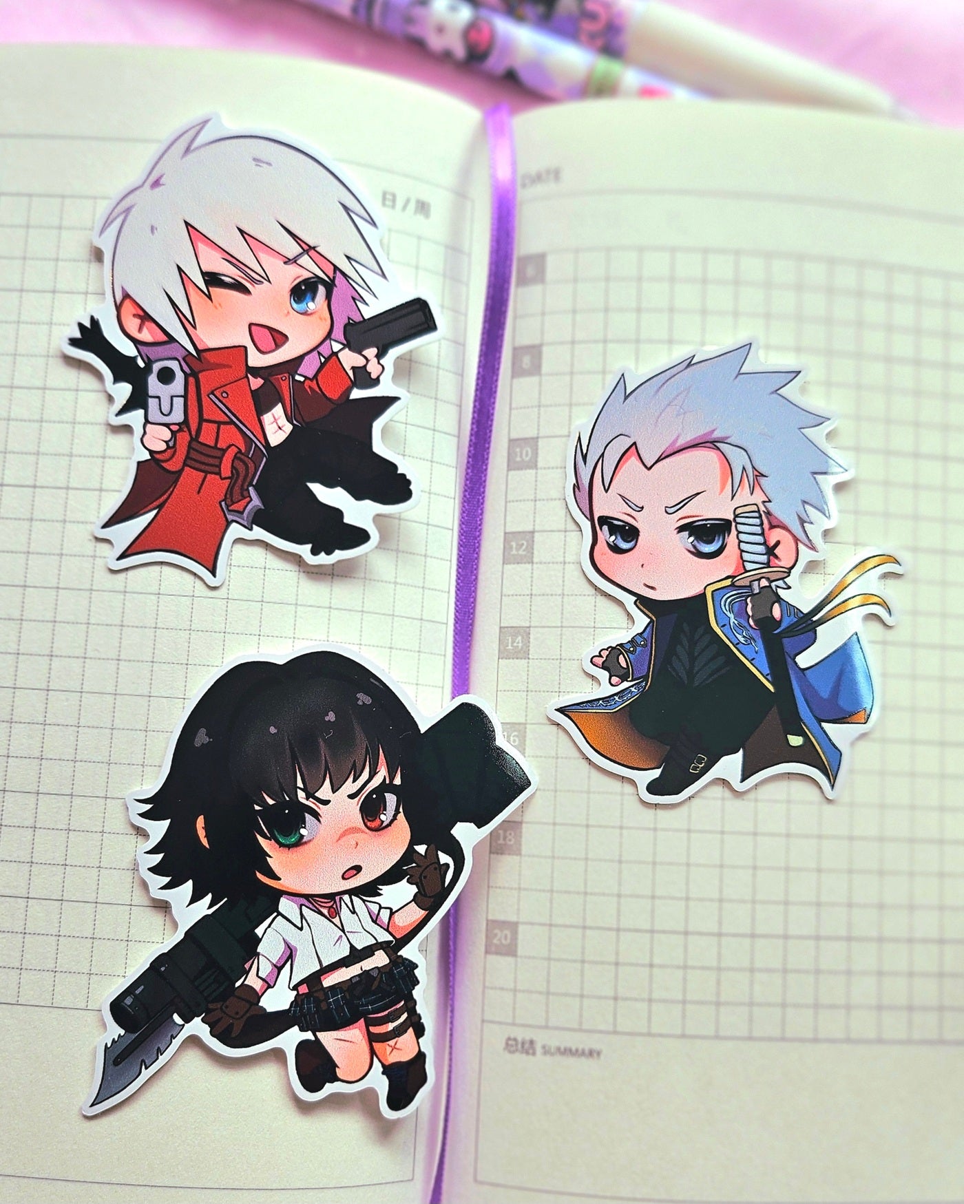 DMC 3 STICKERS