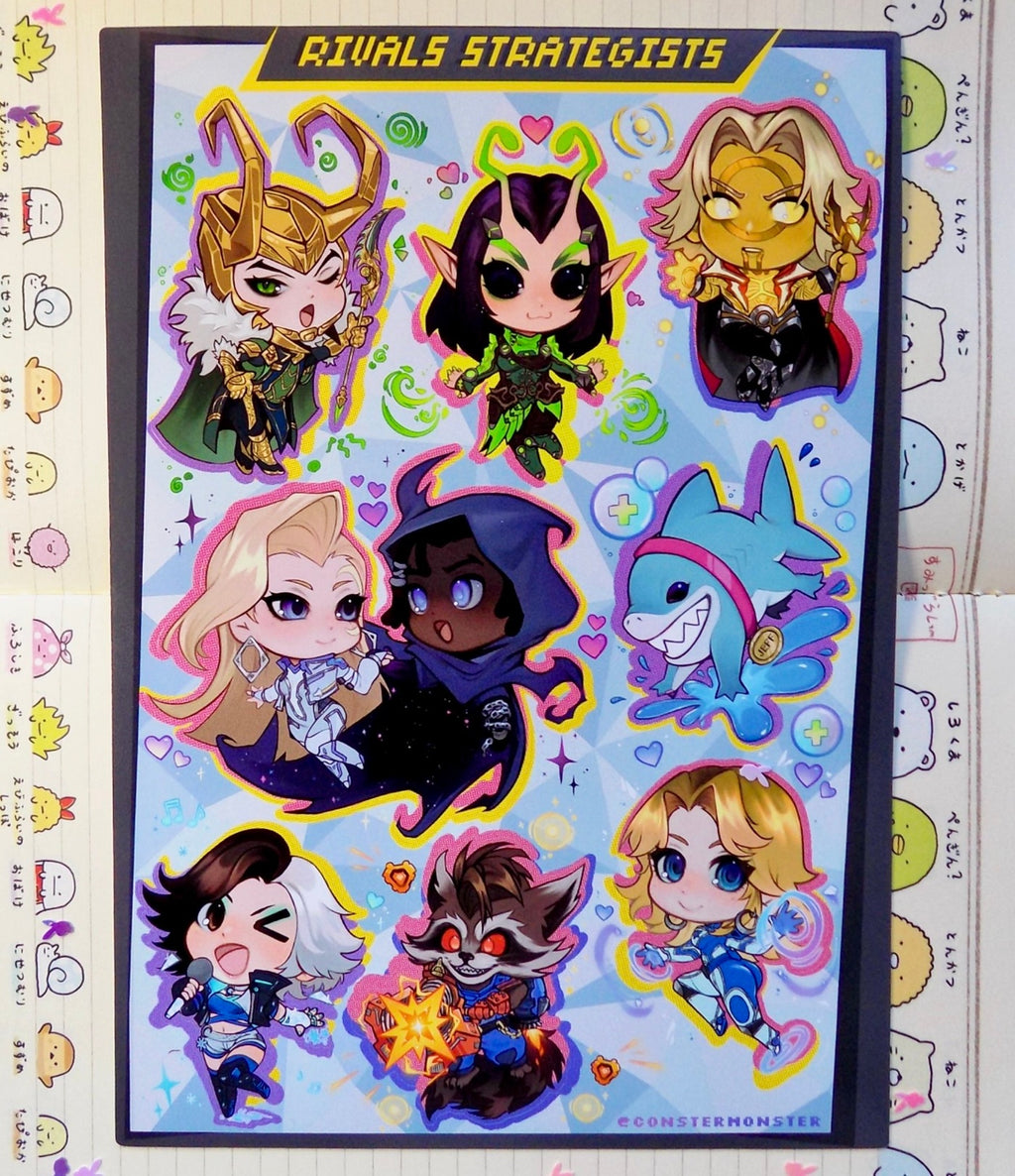 STRATEGISTS STICKER SHEET